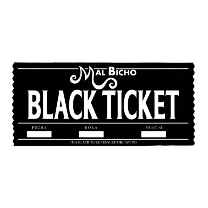 Tarjeta regalo Black Ticket - Mal Bicho Tatts