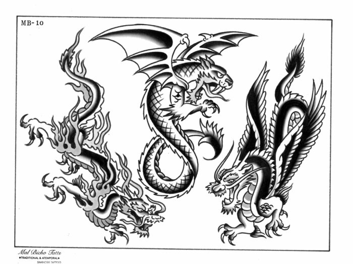 Set láminas tatuaje negro - Imagen 4