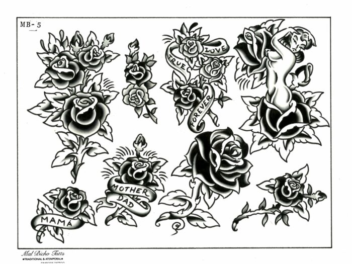 Set láminas tatuaje negro - Imagen 9