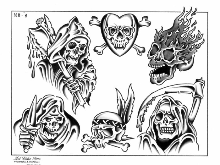 Set láminas tatuaje negro - Imagen 8