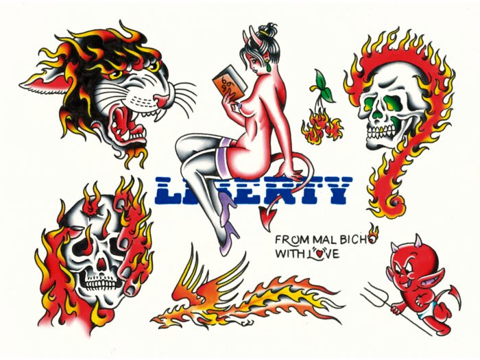 Set láminas Liberty Tattoo - Imagen 2