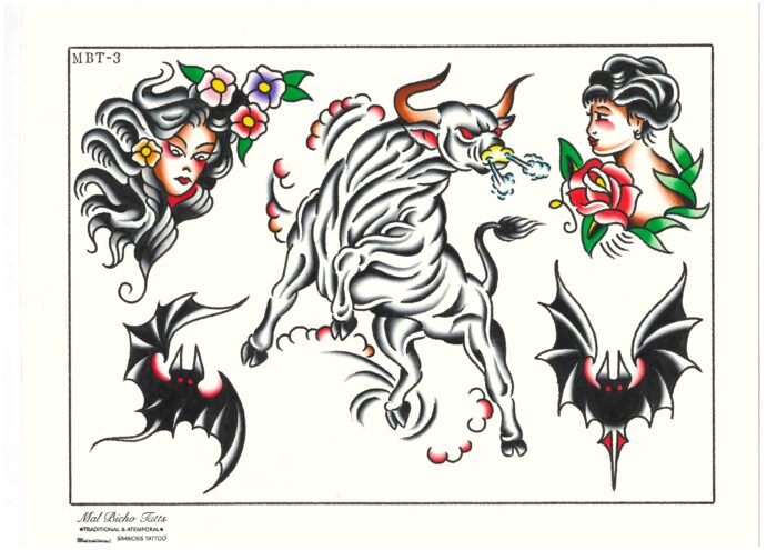 Set láminas tatuaje color - Imagen 12