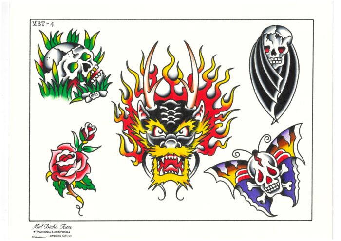 Set láminas tatuaje color - Imagen 11