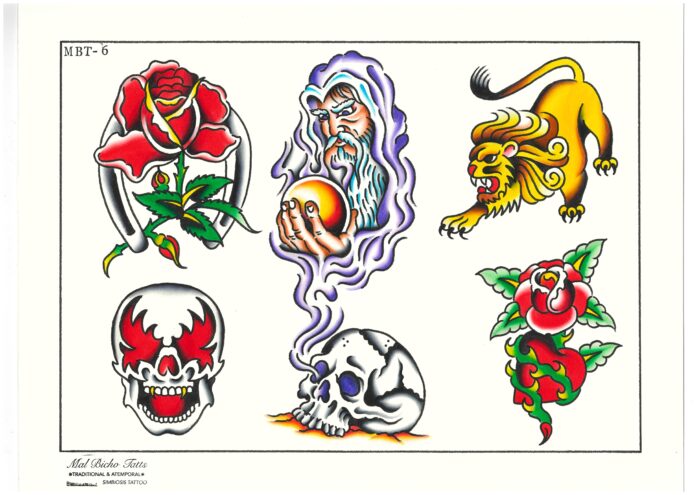 Set láminas tatuaje color - Imagen 9
