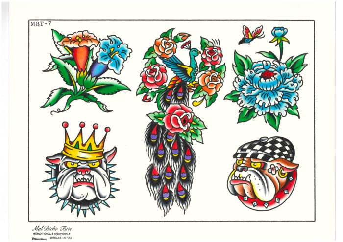Set láminas tatuaje color - Imagen 8
