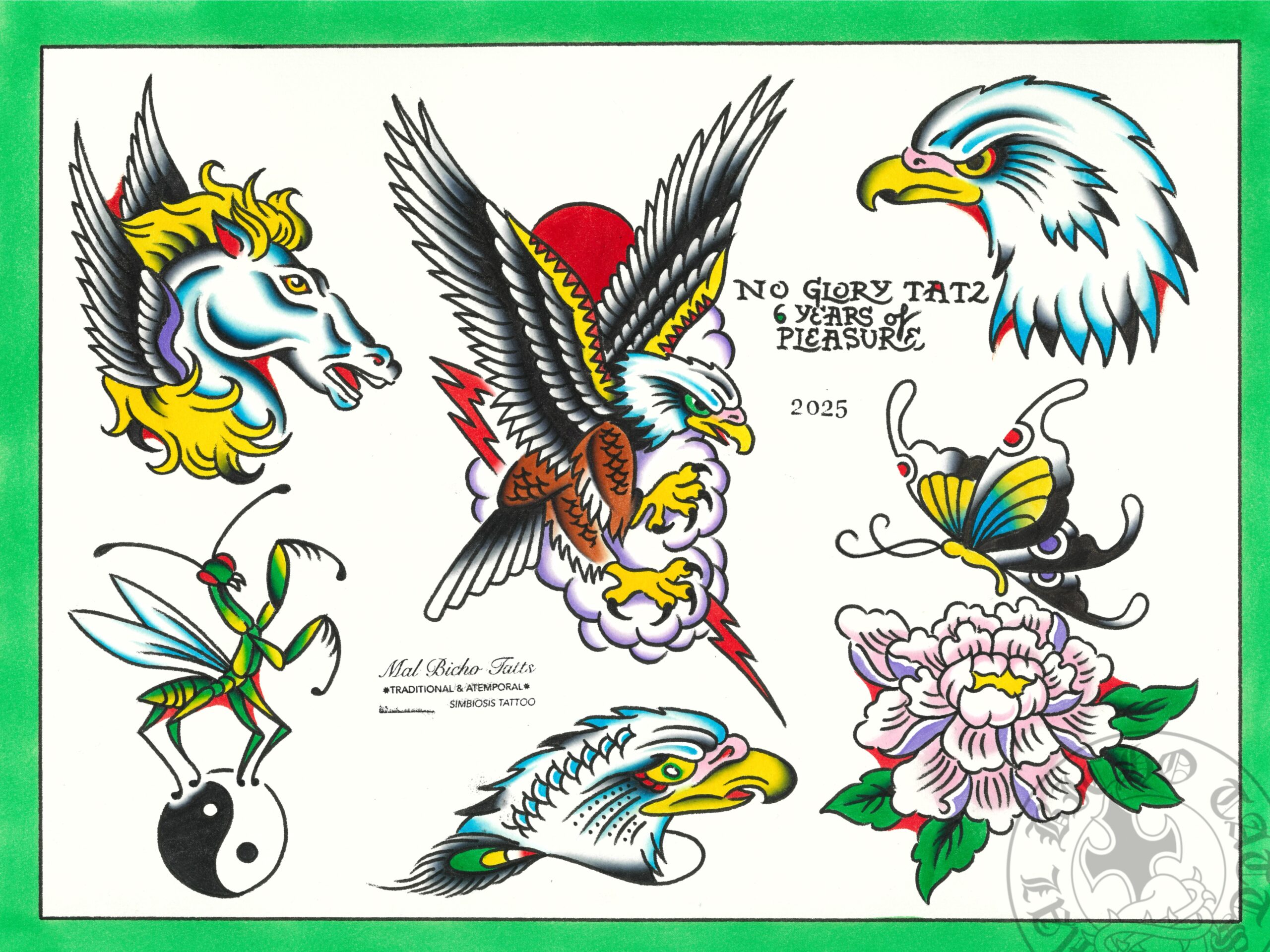 Mal Bicho Tatts Diseños tatuaje tradicional #110