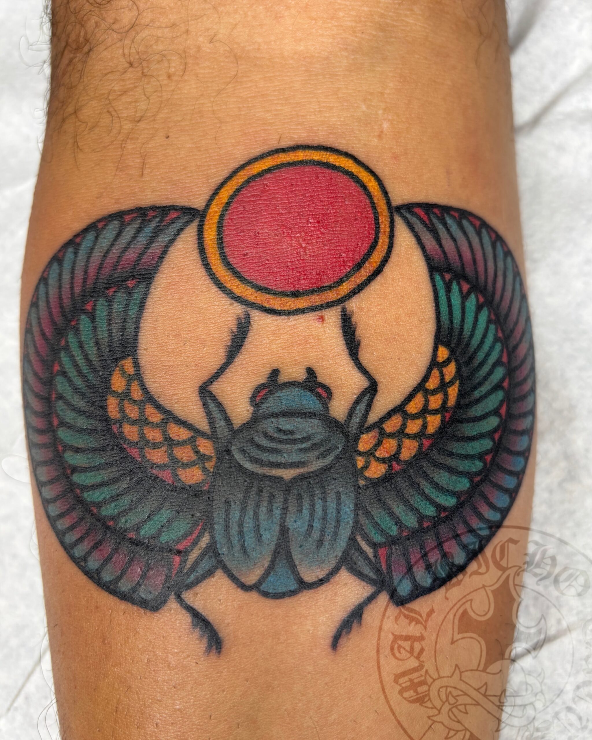 Mal Bicho Tatts Tatuaje tradicional escarabajo