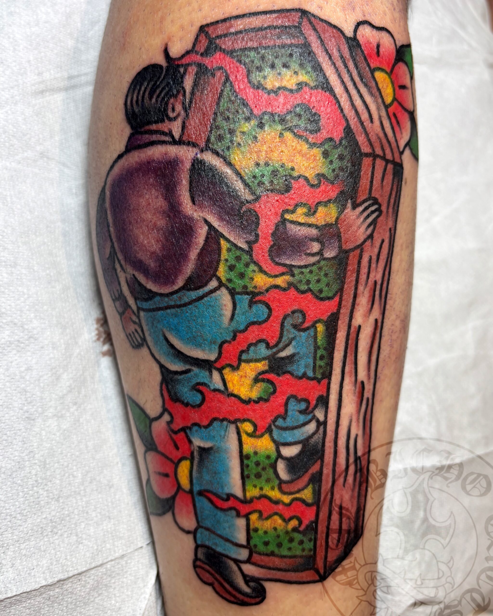 Mal Bicho Tatts Tatuaje tradicional infierno