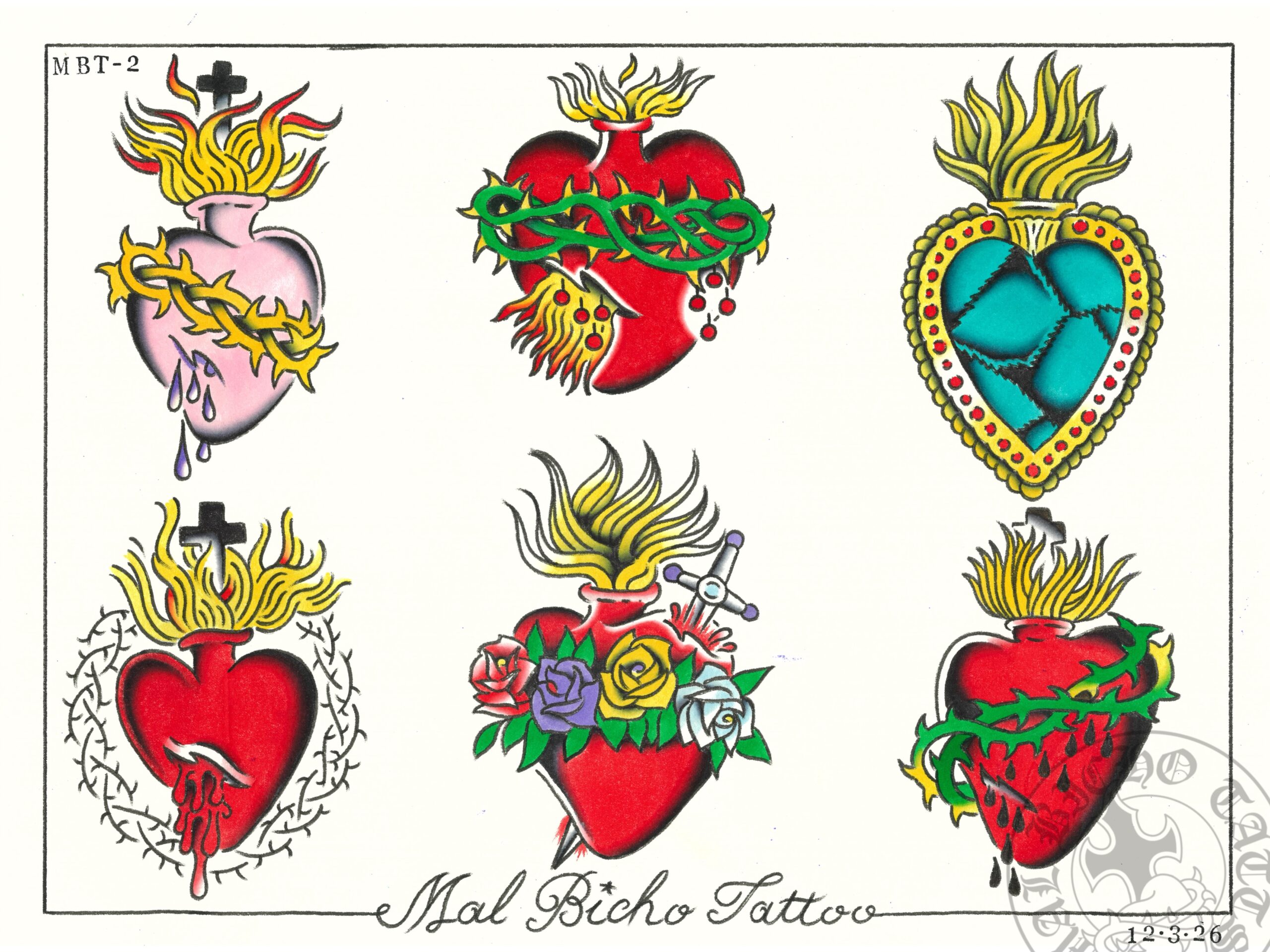 Mal Bicho Tatts Diseños tatuaje tradicional #113