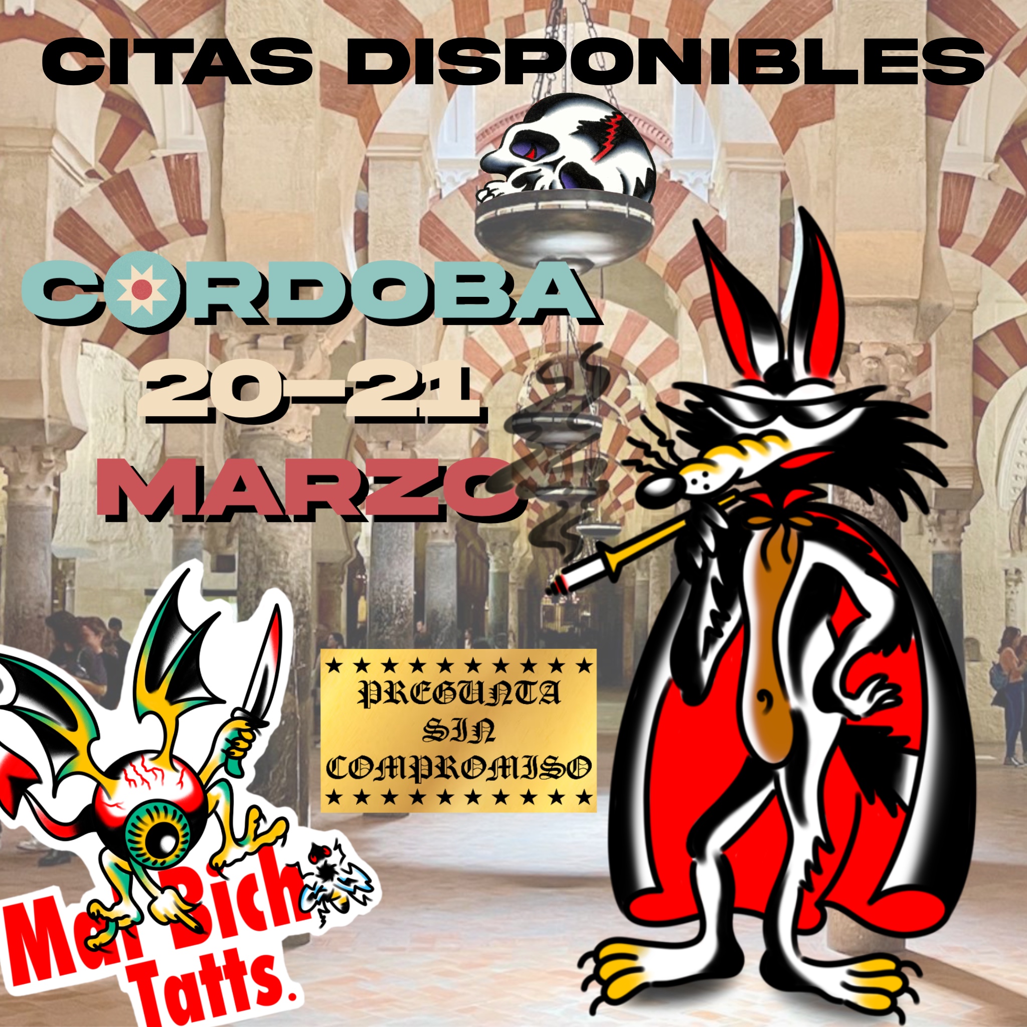 Visita de Mal Bicho Tatts a Liberty Tattoo, Cordoba