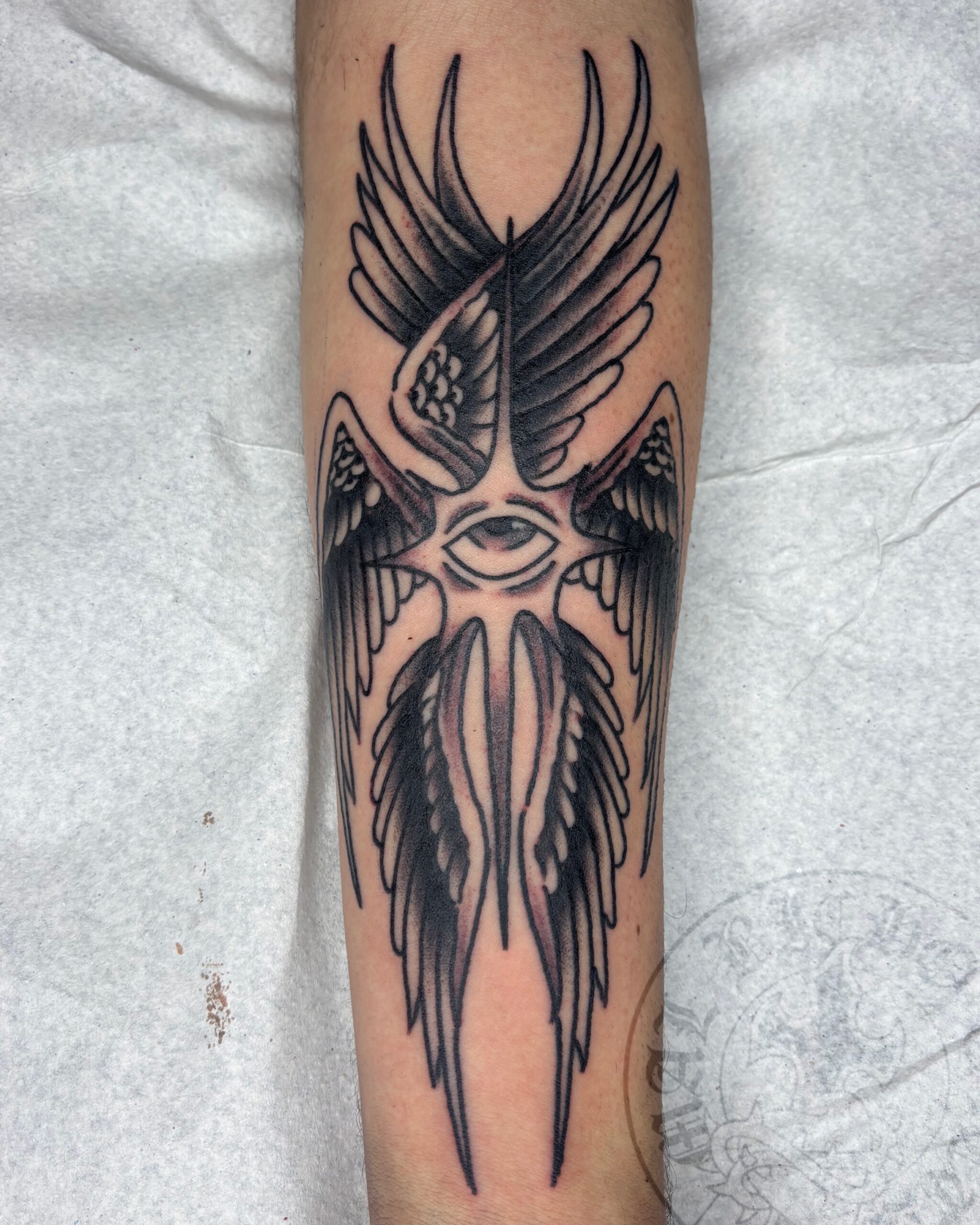 Mal Bicho Tatts Tatuaje tradicional serafin